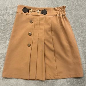 INGNI Semi-Pleated Mini Skirt